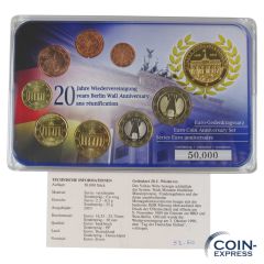 Euro Kursmünzensatz Deutschland - 20 Jahre Wiedervereinigung