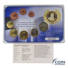 Euro Kursmünzensatz Estland 2011 - Euro Einführung in Estland