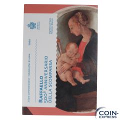 2 Euro Gedenkmünze San Marino 2020 Raffaello