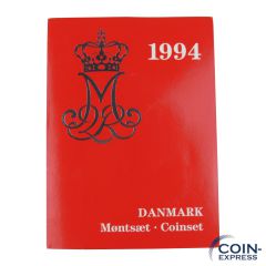 Kronen Kursmünzensatz Dänemark 1994 BU