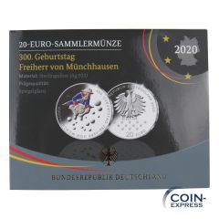20 Euro Deutschland 2020 Freiherr von Münchhausen - Spiegelglanz