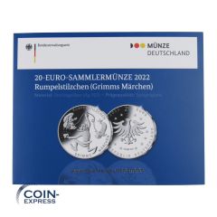 20 Euro Deutschland 2022 Rumpelstilzchen - Spiegelglanz