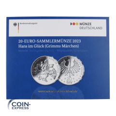 20 Euro Deutschland 2023 Hans im Glück - Spiegelglanz
