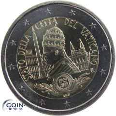 2 Euro Gedenkmünze Vatikan 2019 - 90 Jahre Vatikanstaat