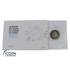 2 Euro Gedenkmünze Portugal 2012 PP - 10 Jahre Euro Bargeld