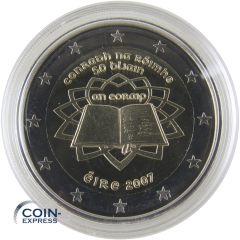 2 Euro Gedenkmünze Irland 2007 PP Römische Verträge