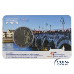 2 Euro Münze Niederlande 2017 in Coincard