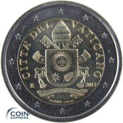2 Euro Münze Vatikan 2017