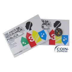 2 Euro Gedenkmünze Portugal 2017 PP - Öffentliche Sicherheit in Coincard