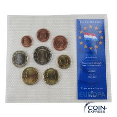 Euro Kursmünzensatz Luxemburg 2006 mit 2 Euro Henri + Guillaume in Noppenfolie