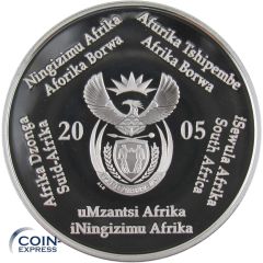2 Rand Gedenkmünze Südafrika 2005 Fußball Weltmeisterschaft 2 Rand Gedenkmünze Südafrika 2005 Fußball Weltmeisterschaft