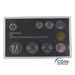 DDR Kursmünzensatz 1984 Stempelglanz mit Medaille Erzträger