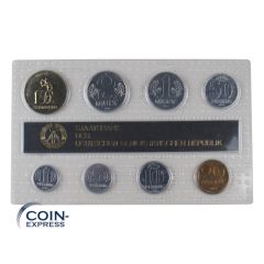 DDR Kursmünzensatz 1987 Stempelglanz mit Medaille Schmieden