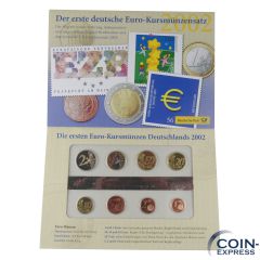 Euro Kursmünzensätze Deutschland 2002 PP F Deutsche Post