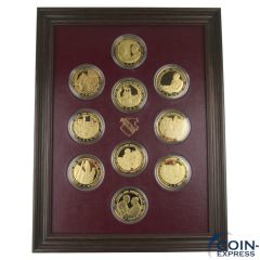 Die Ära Adenauer 10 Silbermedaillen 1975