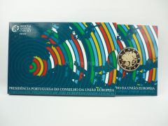 2 Euro Gedenkmünze Portugal 2007 Ratspräsidentschaft PP in Coincard 2 Euro Gedenkmünze Portugal 2007 Ratspräsidentschaft PP in Coincard
