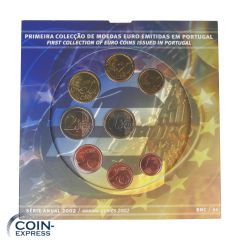 Euro Kursmünzensatz Portugal 2002 BU