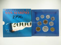 Lire Kursmünzensatz San Marino 1996 BU